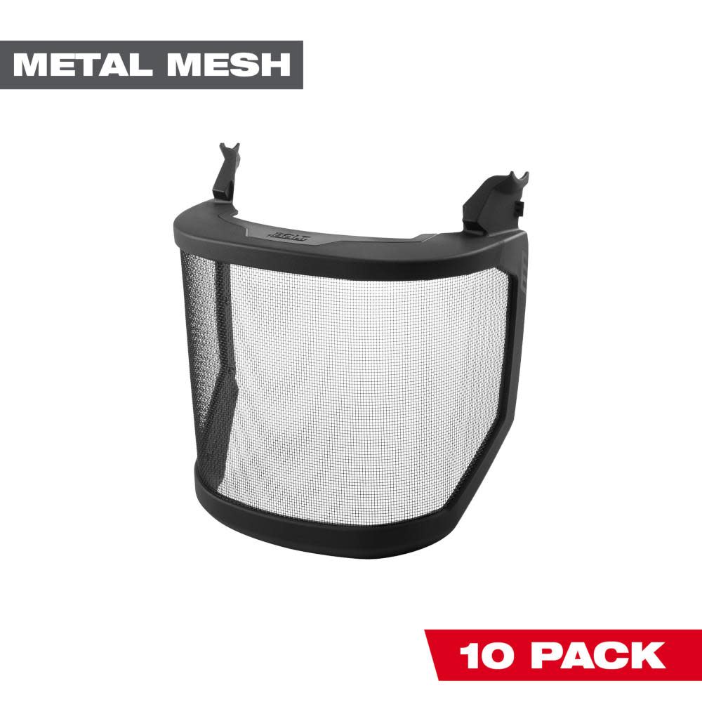 Milwaukee Mesh Shield Replacement No Brim Helmet Only Mount 10pk