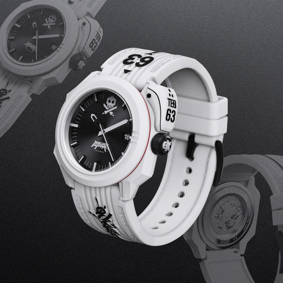 QX001 “Ghostboy” Automatic Collectible Timepiece Watch Set by Quiccs – Limited Edition of 500