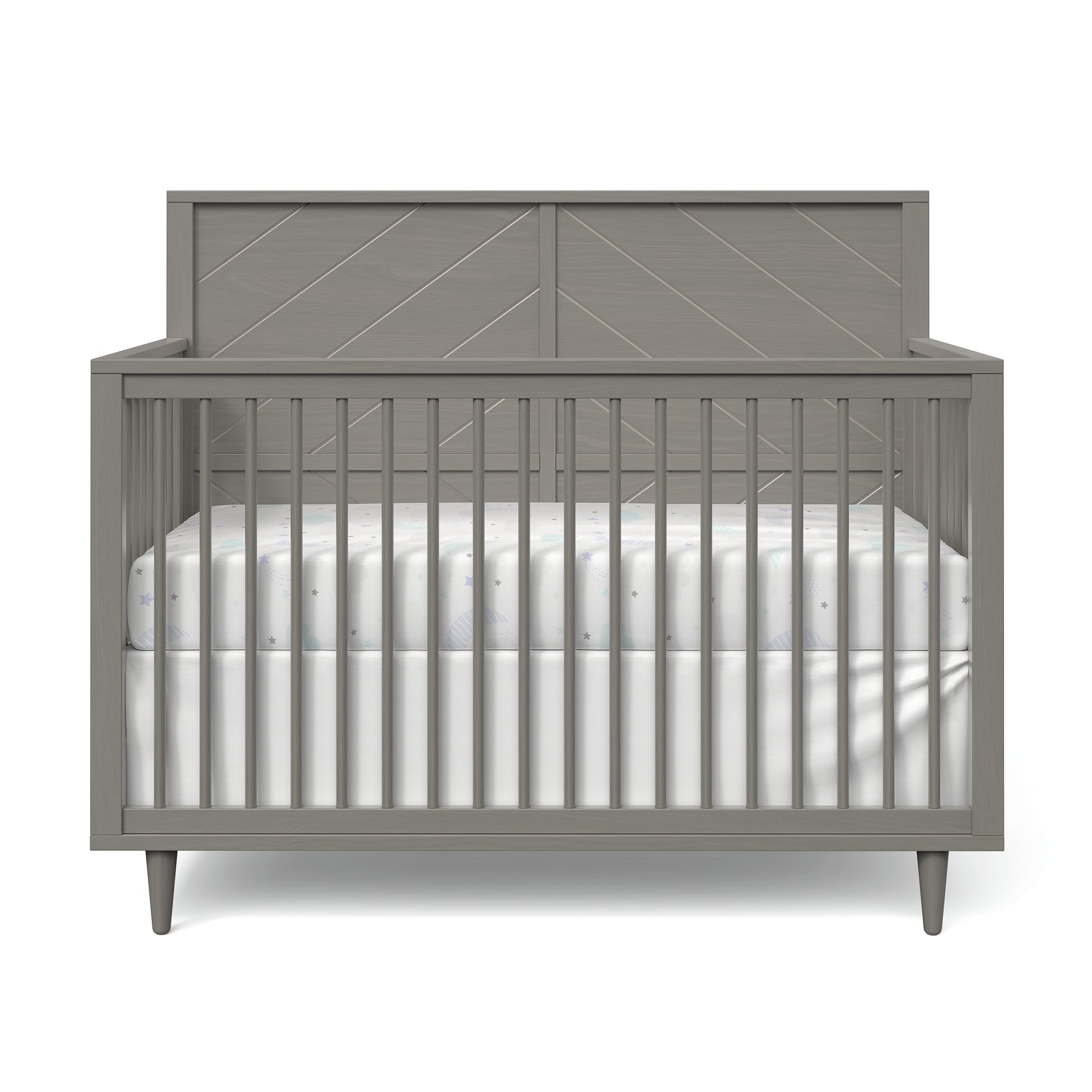 Surrey Hill 4-in-1 Convertible Crib, Lunar Gray