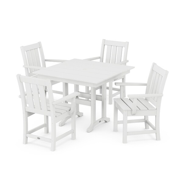 POLYWOOD Oxford 5Piece Farmhouse Dining Set