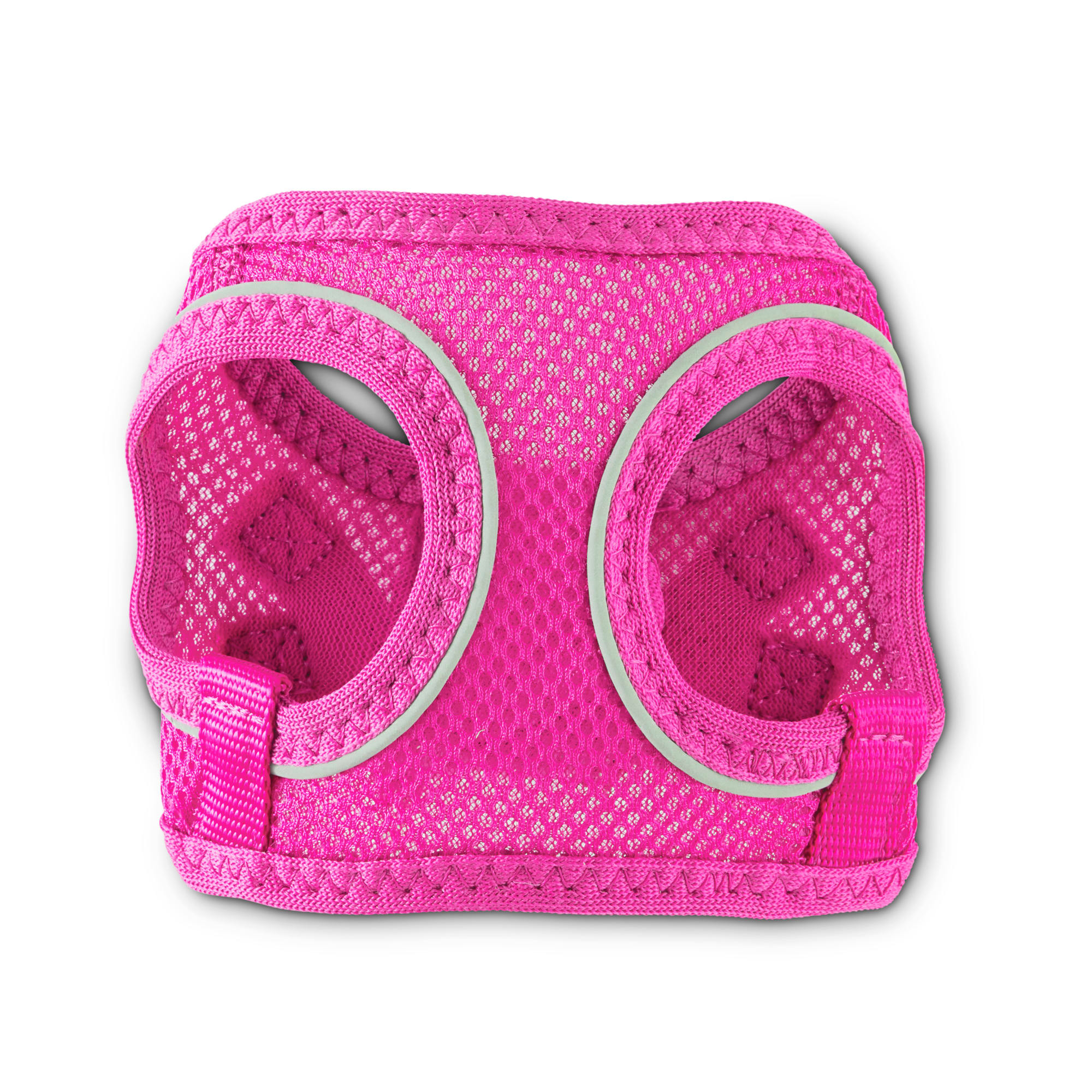 YOULY Pink Reflective Mesh Dog Harness， XX-Small/X-Small