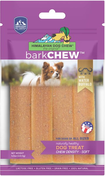 Himalayan Pet Supply barkCHEW Water Buffalo Jerky Dog Treats， 4.5-oz bag