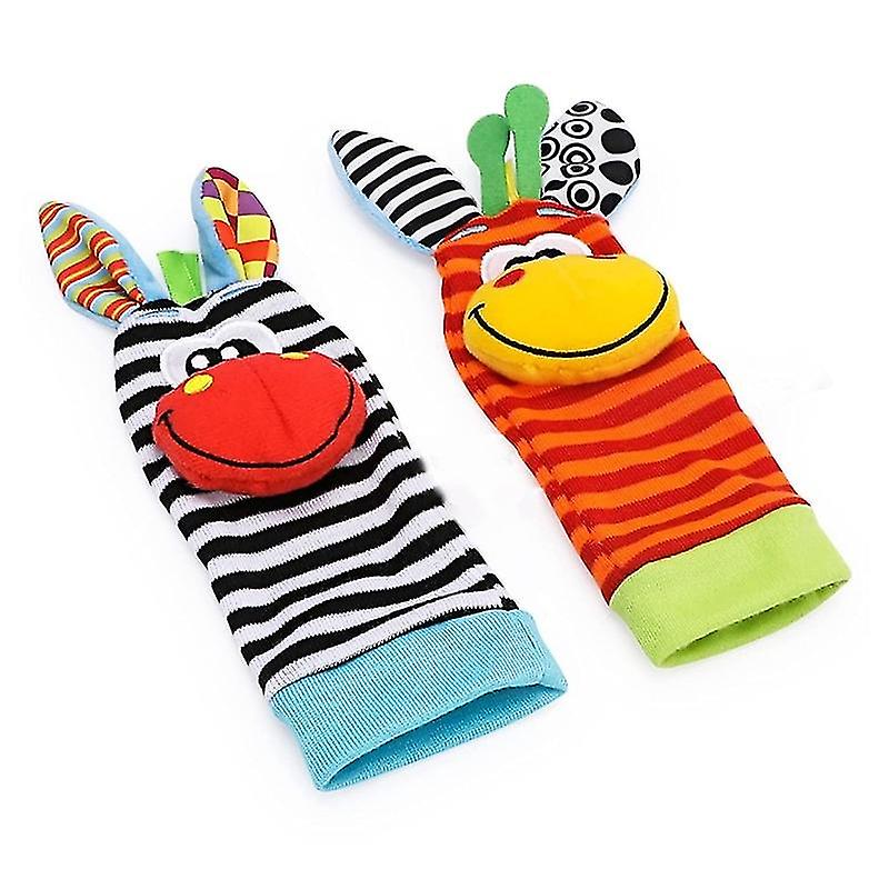 Baby Toys For 0-12 Months Infant Kids Socks Wrist Strap Rattles Toy Baby Sensory Toys For Babies Accessories Newborn Rattle Toys