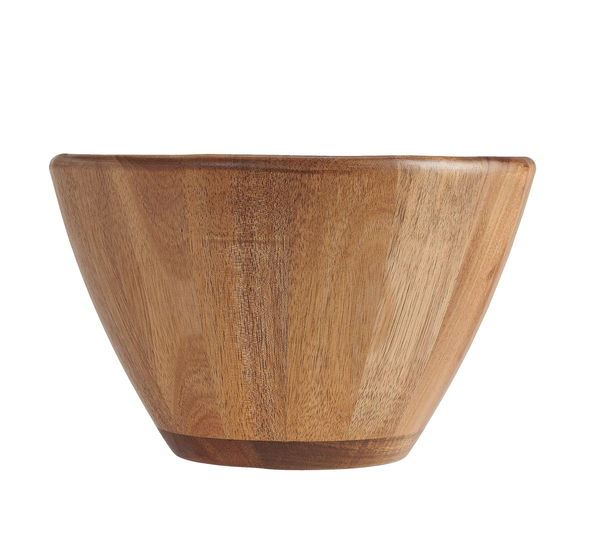 Servappetit Acacia Wood Large Serving Bowl - Made of Premium Acacia Wood - Salads， Fruits， Chips， Nachos， Bread and Other Snacks