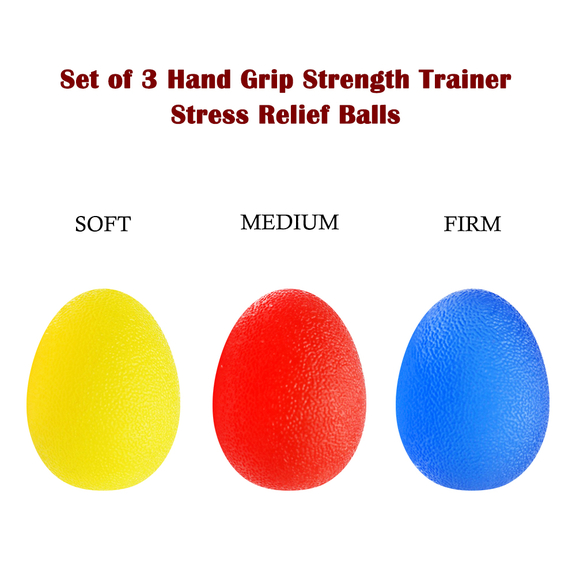 Muka Hand Grip Strength Trainer Stress Ball for Ad...