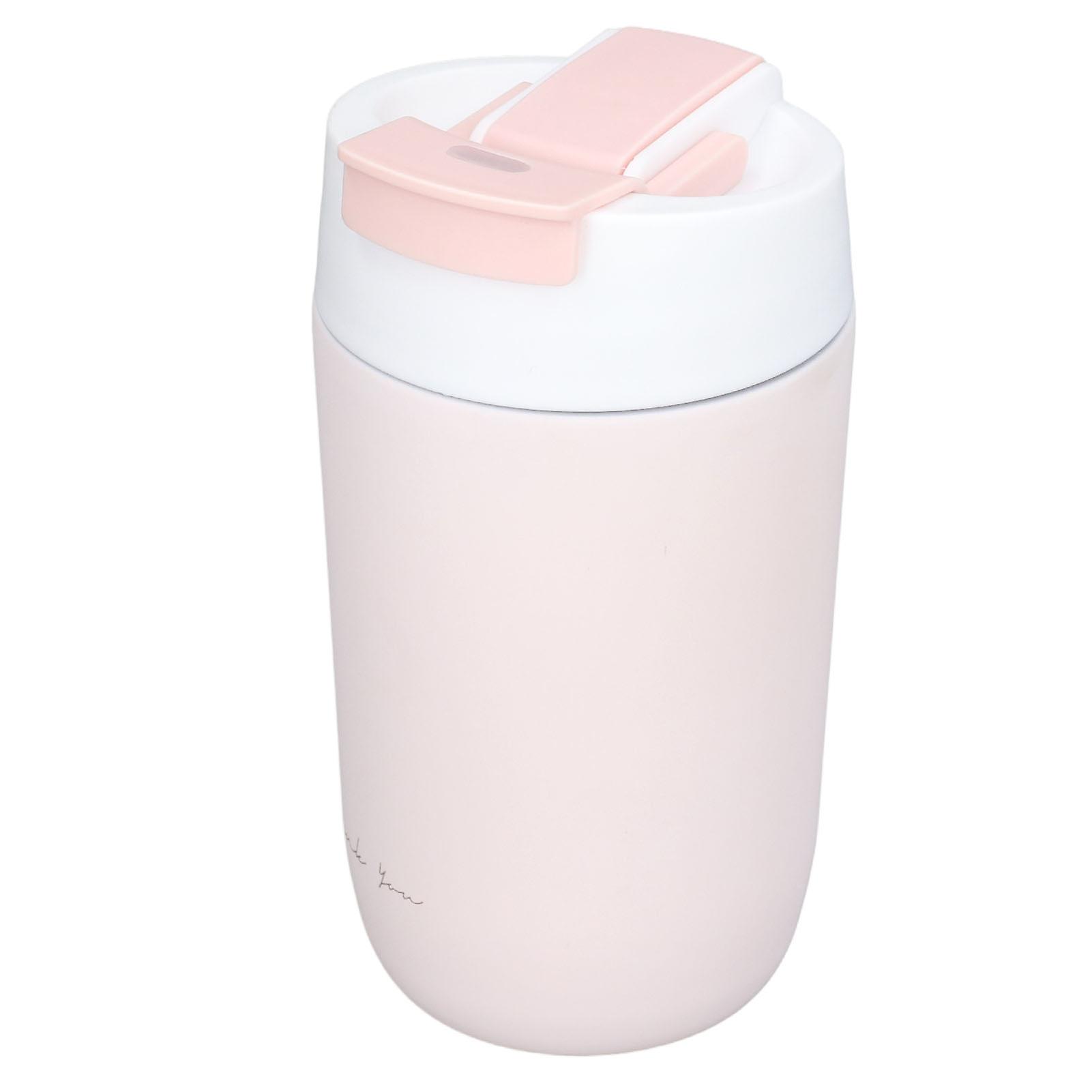 Insulated Coffee Mug 480ml Stainless Steel Vacuum Thermal Insulation Portable Sturdy Durable Odorless Travel Coffee Mugpink