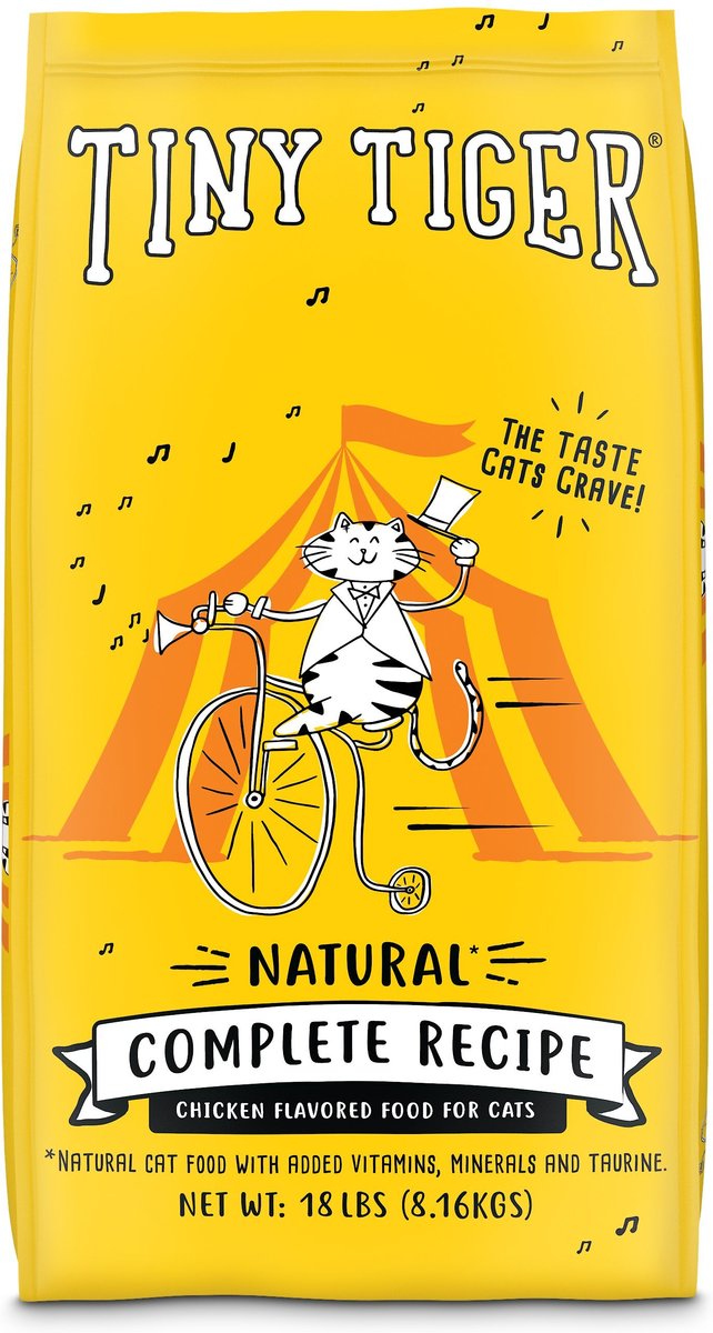 Tiny Tiger， Natural Complete Recipe， Chicken Flavor Dry Cat Food