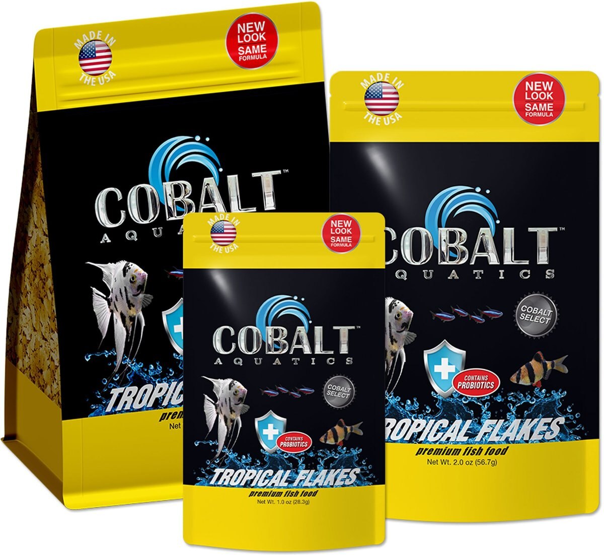 Cobalt Aquatics Select Tropical Flakes Fish Food