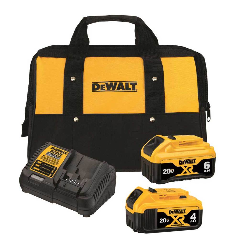 DEWALT 20V MAX* Lithium Ion Starter Kit DCB246CK from DEWALT