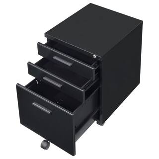 Acme Furniture Peden Black File Cabinet with Drawers 92880