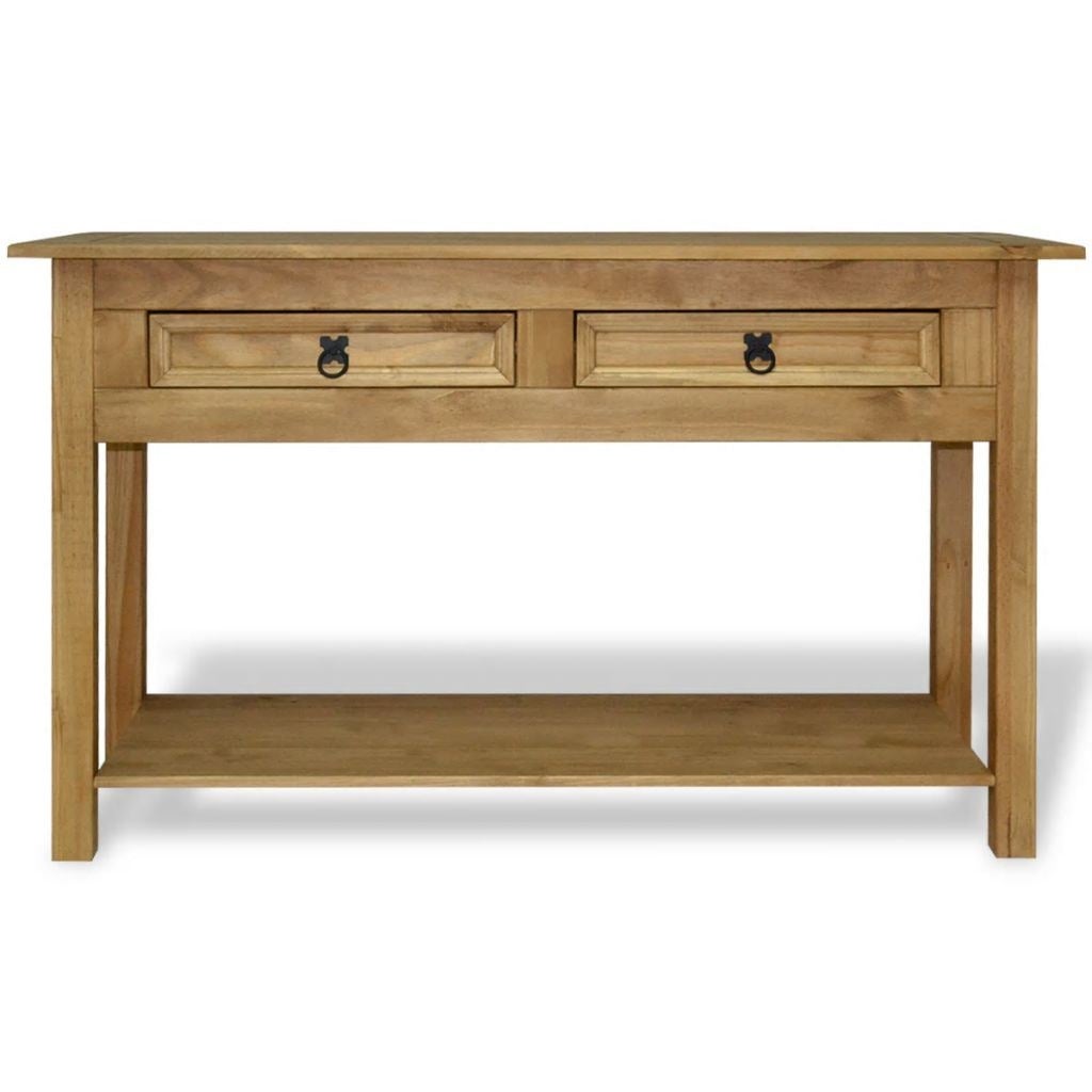 Console Table Mexican Pine Corona Range - 35.4