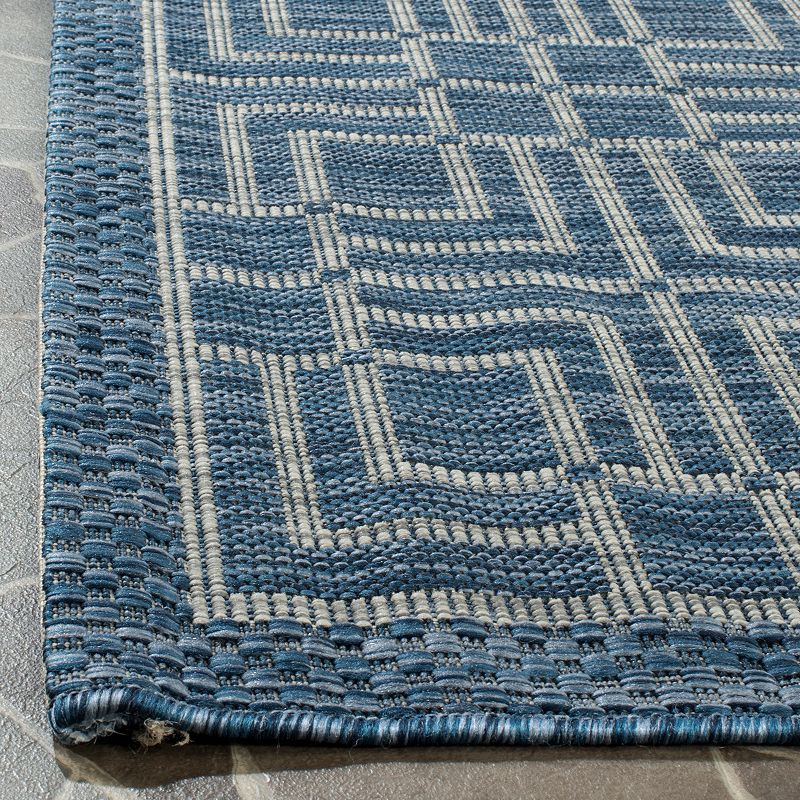 Safavieh Courtyard Labyrinth Lattice Indoor Outdoor Rug