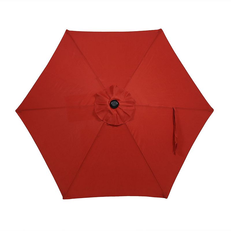 Sunnydaze 7.5' Patio Market Umbrella With Tilt And Crank