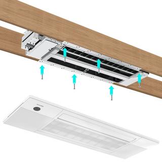 MRCOOL DIY 36000 BTU 3-Ton 3-Zone 21.5 SEER Ductless Mini-Split AC and Heat Pump with Cassettes 12K+12K+18K  161625ft Lines DIYM336HPC06C01