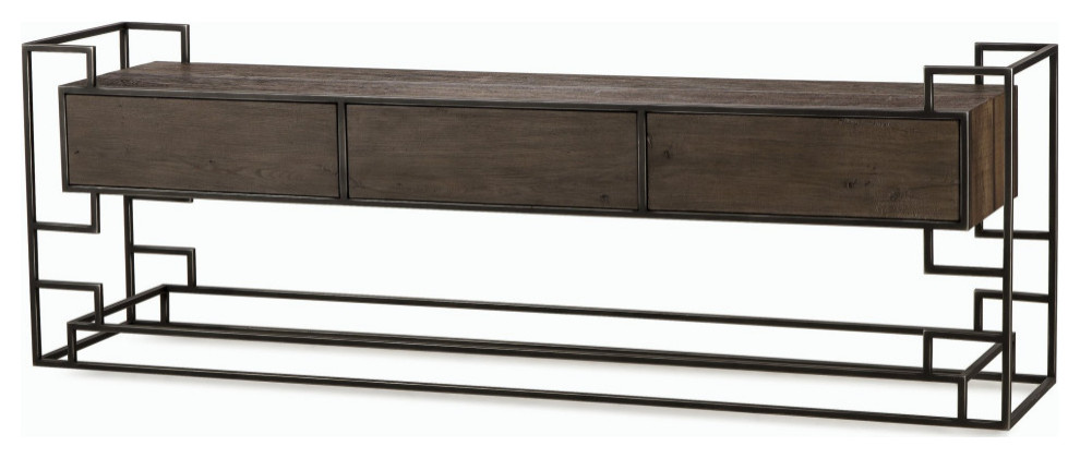 Tallie Media Console Table   Modern   Media Cabinets   by Virgil Stanis Design  Houzz