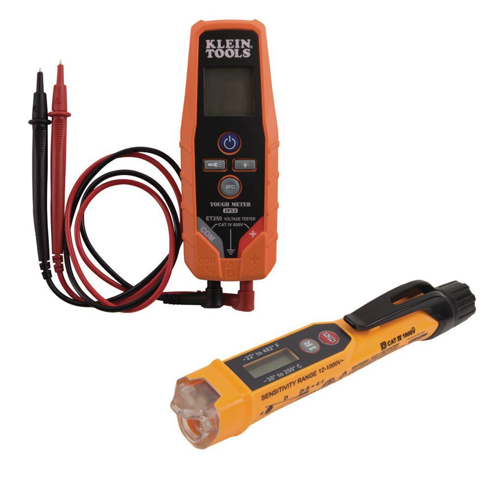 Klein Tools Voltage Tester Tool Set (2-Piece) M2O41523KIT