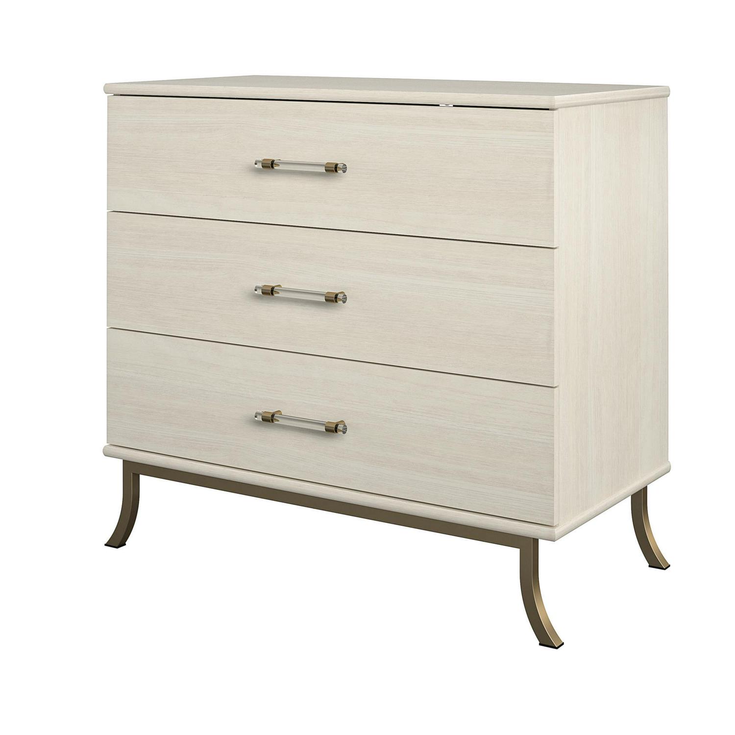 Little Seeds Monarch Hill Clementine 3 Drawer Dresser， White