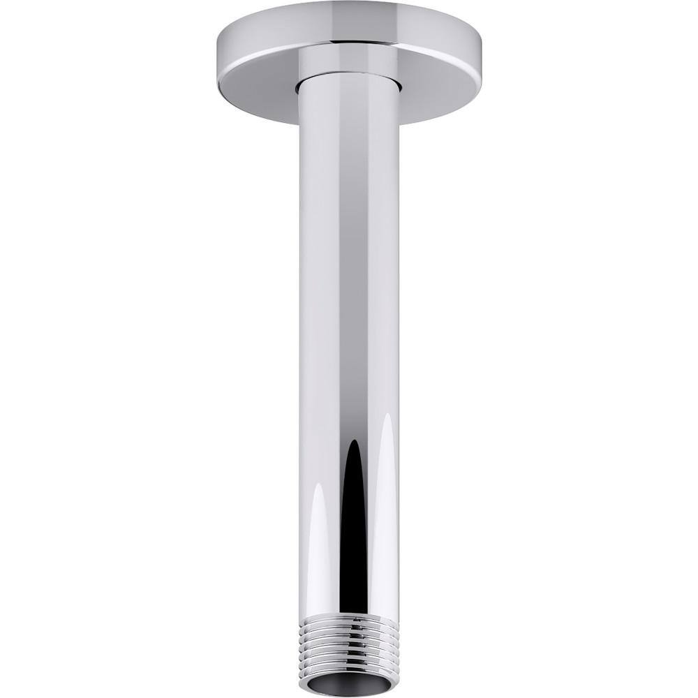 KOHLER Statement 6 in. Ceiling-Mount Rain Head Shower Arm and Flange in Polished Chrome 26320-CP