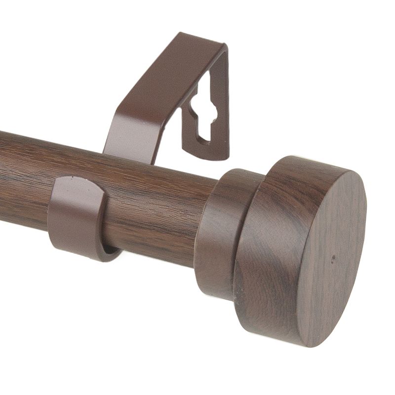 Rod Desyne 1 Bonnet Faux Wood Curtain Rod