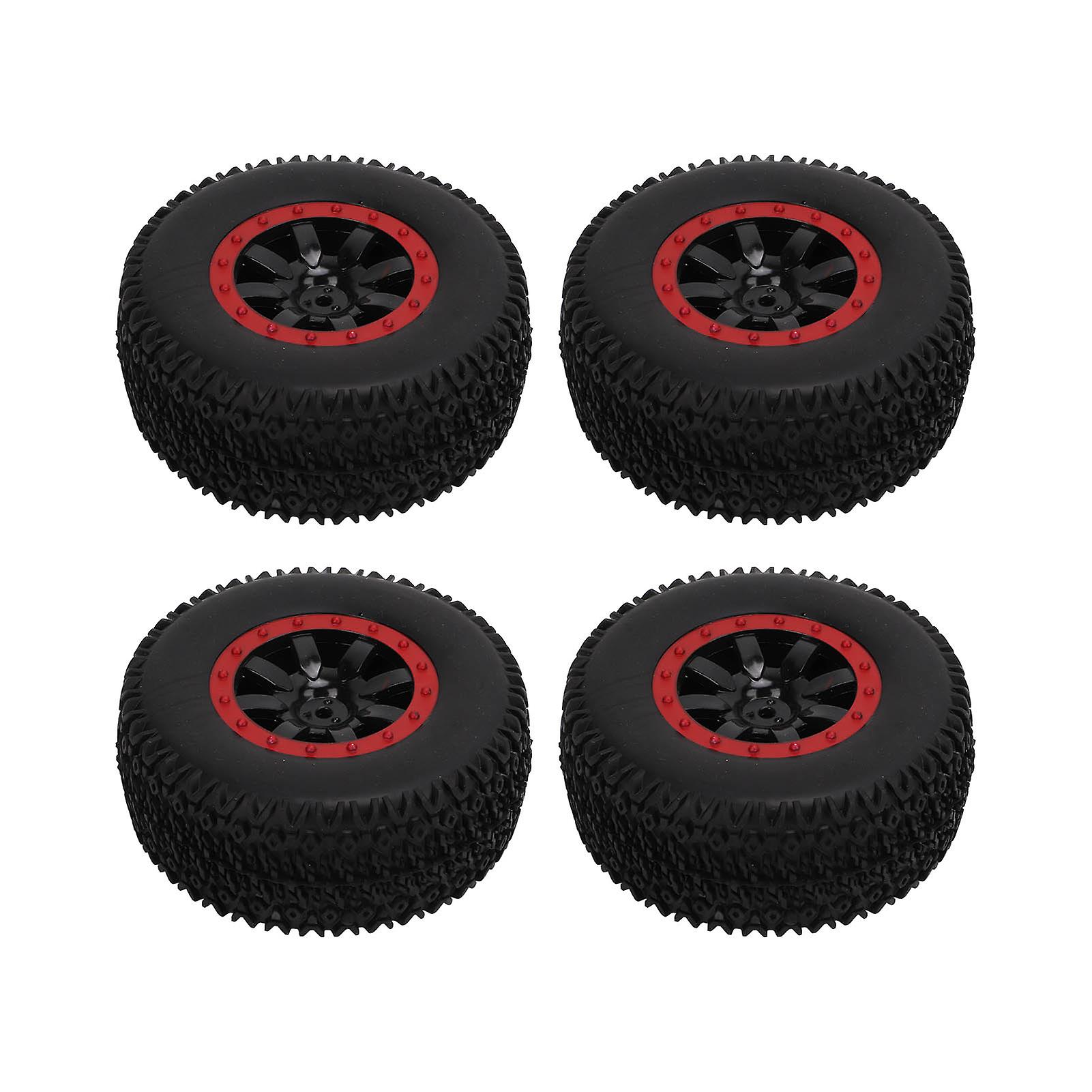 4pcs Short Course Truck Tires 12mm Hex Rc Short Course Truck Rubber Wheel For Traxxas Slash For Hpired