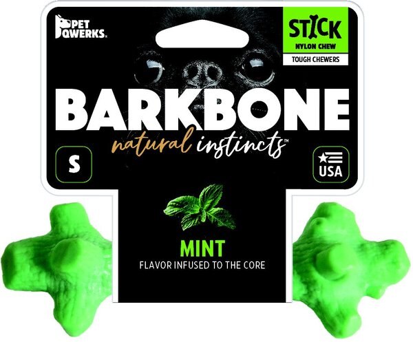 Pet Qwerks BarkBone Breath Chew Stick Tough Dog Chew Toy