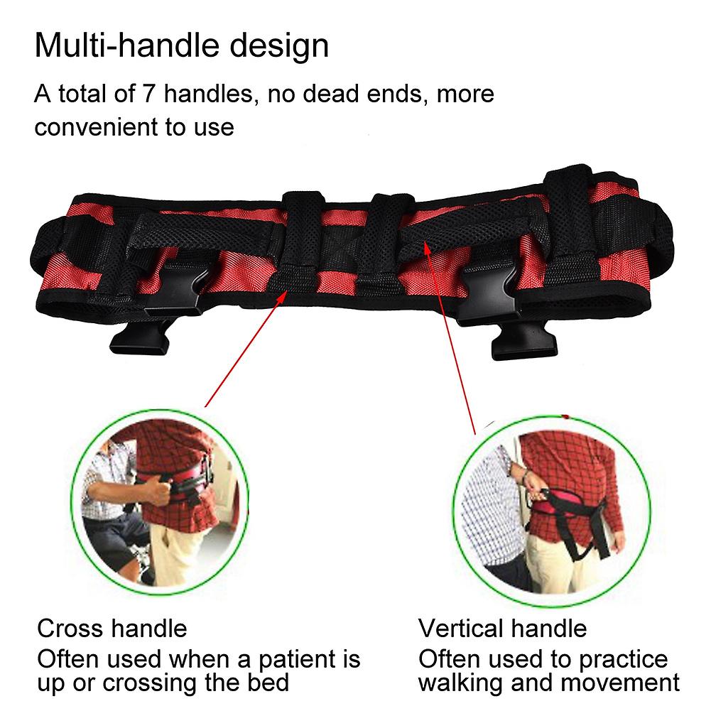 Medical Transfer Belt Patient Lift Sling Assistant Rehabilitation Belt With Leg Loops Xl