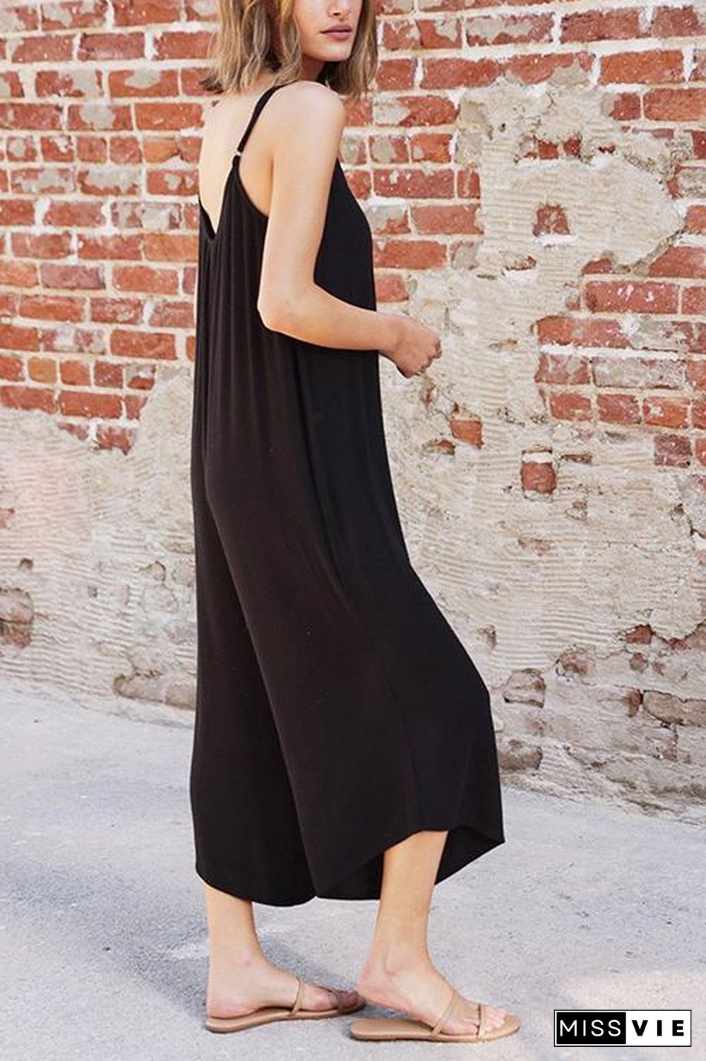 Chill Out Micro Rib Slip Jumpsuit