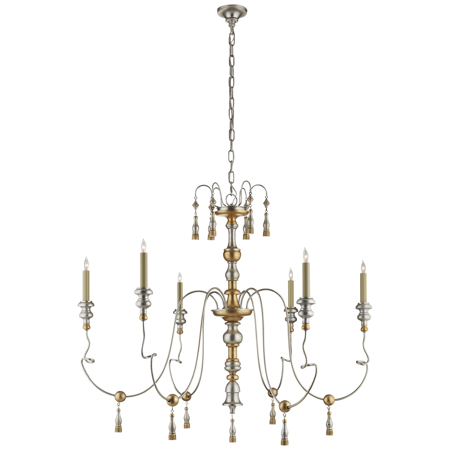 Michele Medium Chandelier in Various Colors