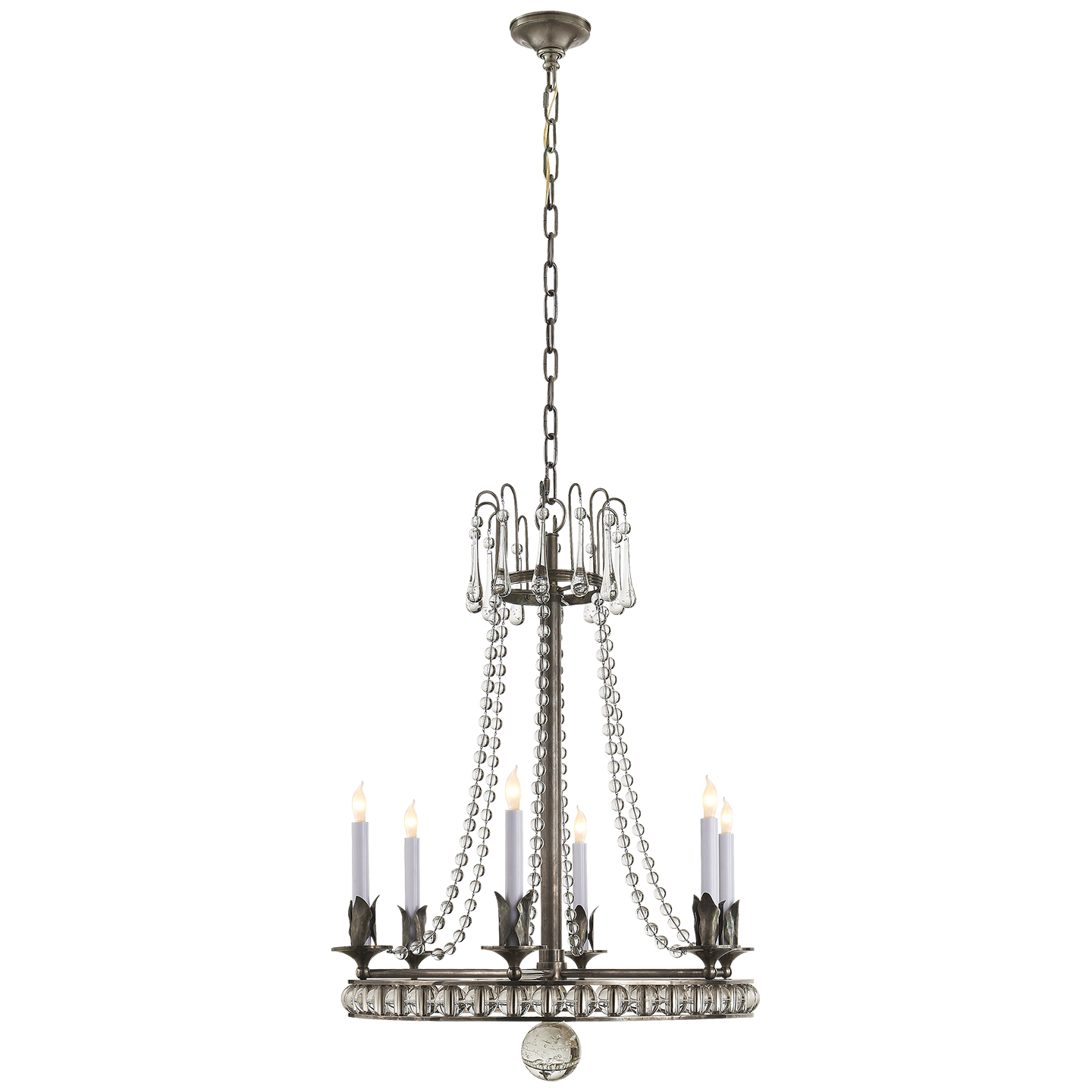 Regency Medium Chandelier in Various Colors