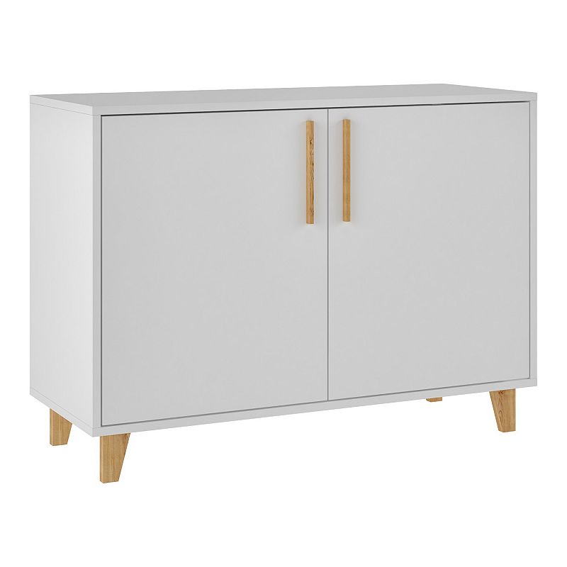 Manhattan Comfort Herald 2-Shelf Double Side Cabinet