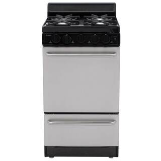 Premier 20 in. 2.42 cu. ft. Freestanding Gas Range in Stainless Steel SAK600BP