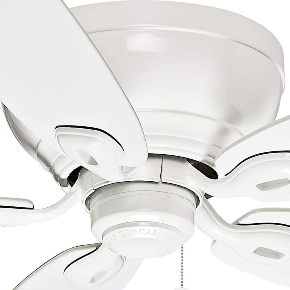 Casablanca Durant 54 in Indoor Snow White Ceiling Fan