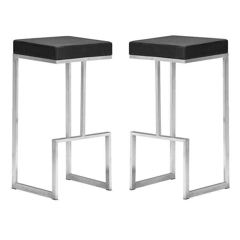 Zuo Modern 2-piece Darwen Bar Stool Set