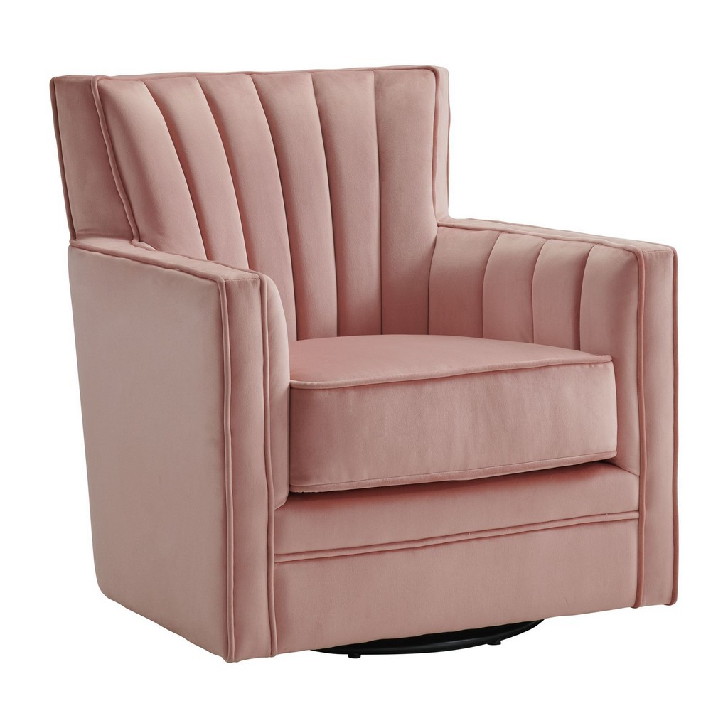 Picket House Furnishings Lawson Swivel Chair in Blush - Picket House Furnishings ULN1812102SWE