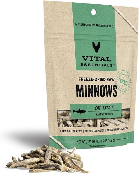 Vital Essentials Minnows Freeze-Dried Cat Treats