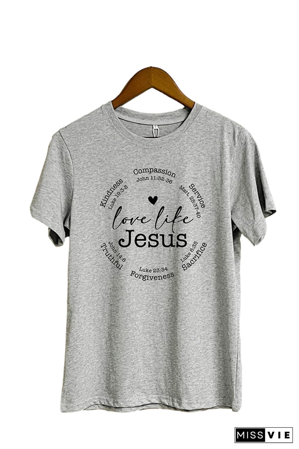 Love Like Jesus Short Sleeve Graphic Tee Wholesale