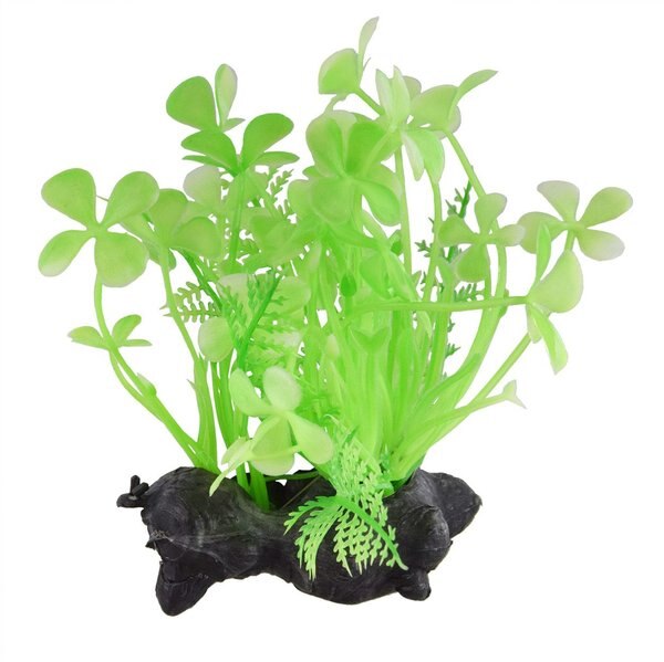 Underwater Treasures Foregrounder Green Flower Fish Ornament