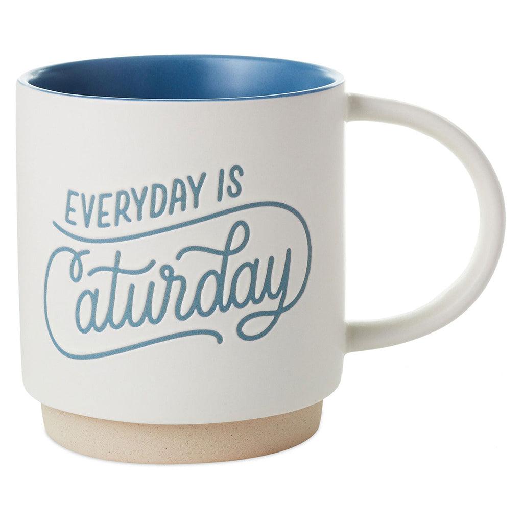 Hallmark  Everyday Is Caturday Mug, 16 oz.