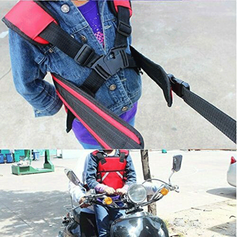 Kids Children High Strength Motorcycle Bicycle Bike Safety Seat Belt Strap Harness Adjustable