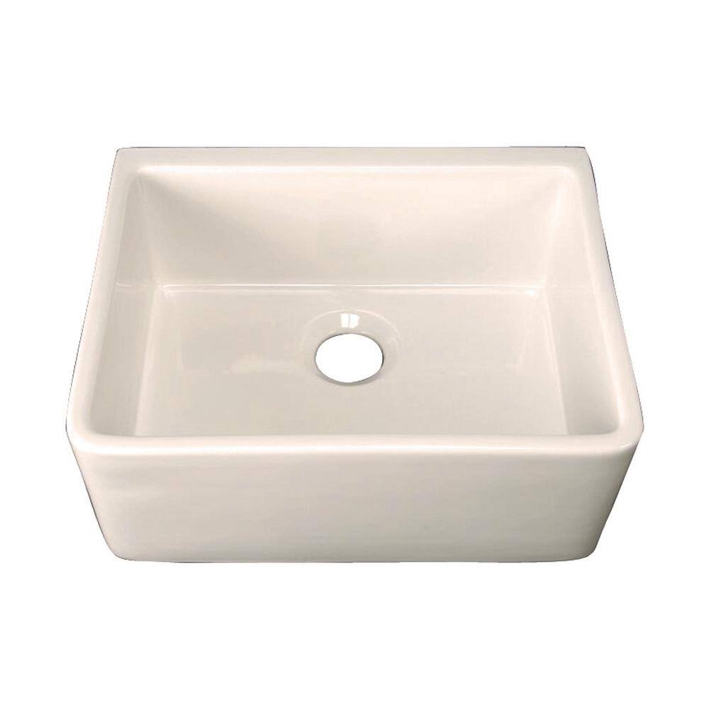 Barclay Products Brooke Farmhouse Apron Front Fireclay 23 in. Single Bowl Kitchen Sink in Bisque FS24-BQ