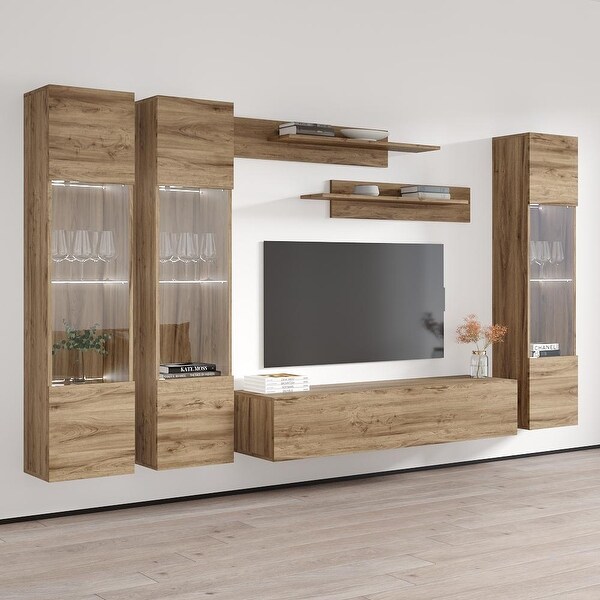 Fly CD3 30TV Wall Mounted Floating Modern Entertainment Center