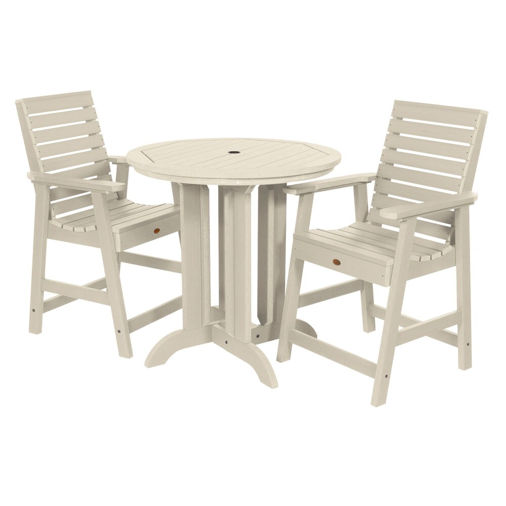 Weatherly 3 piece Outdoor Dining Set   36\