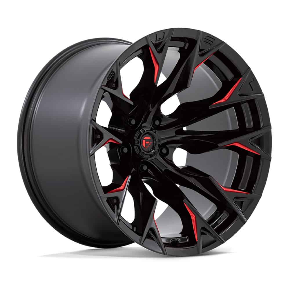 Fuel 1PC Wheels D823 20X12 5X5.0 G-BLK MILL C-RED -44MM