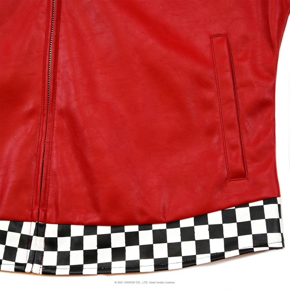 Hello Kitty® Tokyo Speed Red Moto Jacket by Kidrobot