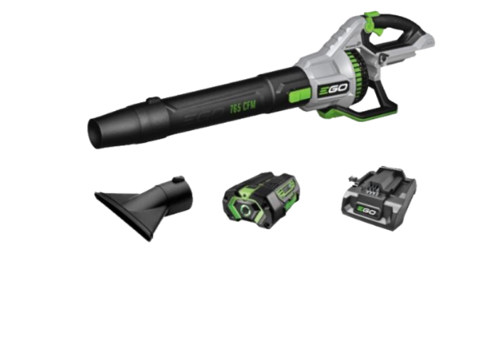 EGO LB7654 POWER+ 56-volt 765-CFM 200-MPH Brushless Handheld Cordless Electric Leaf Blower 5 Ah (Battery and Charger Included)