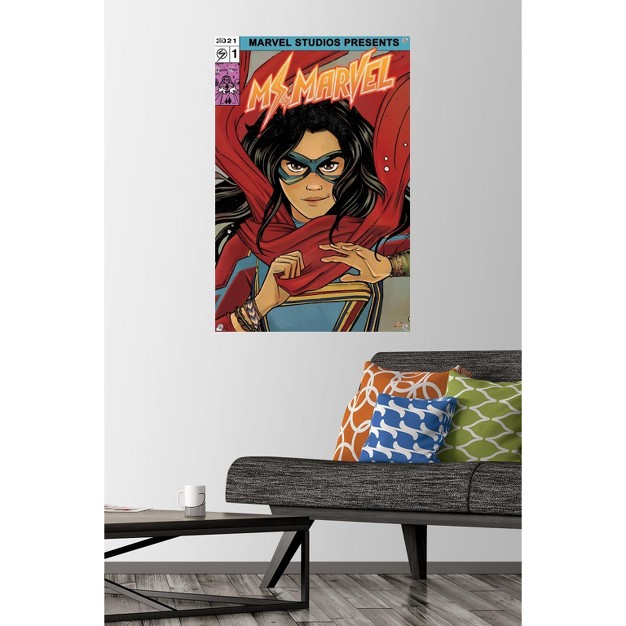 Trends International Marvel Ms Marvel Comic Unframed Wall Poster Prints