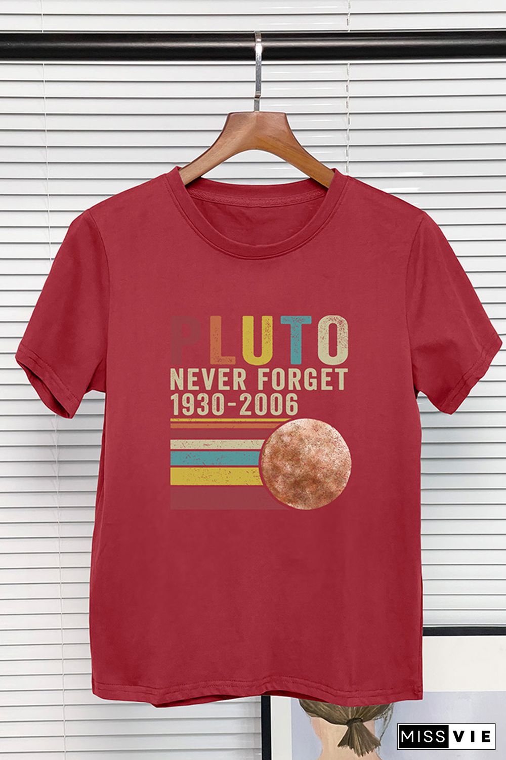 Pluto Never Forget Graphic Tee