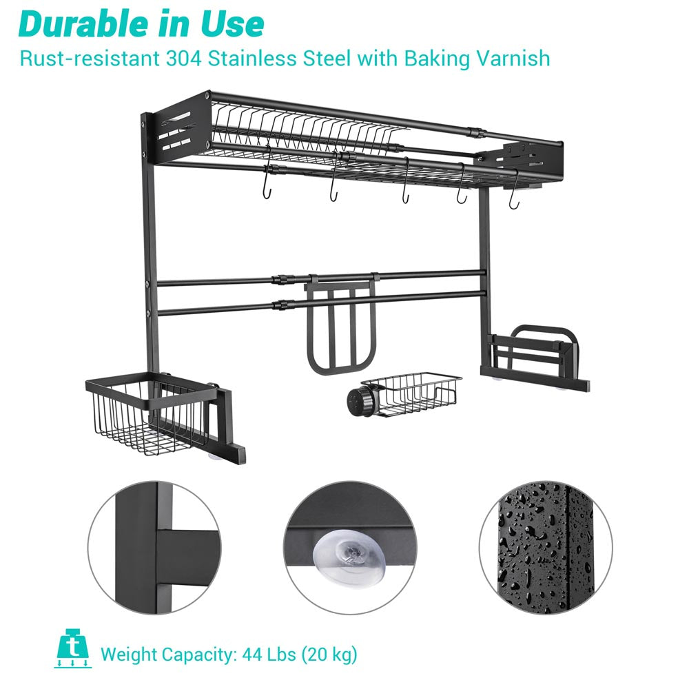 Yescom Large Dish Drying Rack Over Sink Adjust (23.6