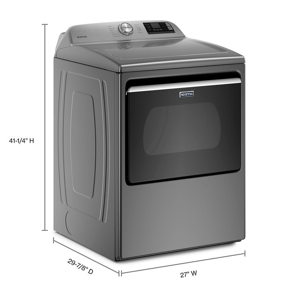 Maytag MED6230HC Smart Capable Top Load Electric Dryer With Extra Power Button - 7.4 Cu. Ft.