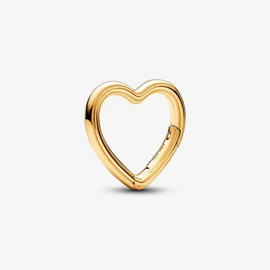 PANDORA  Pandora ME Heart Openable Link in 14k Gold-plated unique metal blend